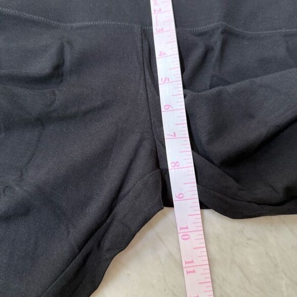 Hue black WIDE WAISTBAND ULTRA COTTON LEGGINGS size XS NWT - Picture 8 of 9